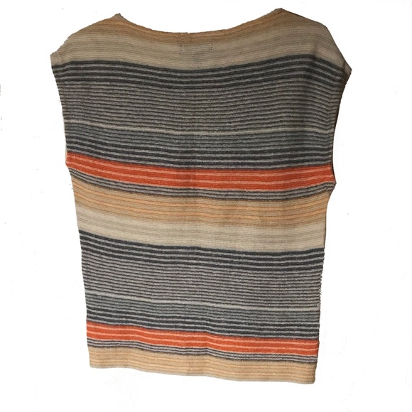 CHAPS LINEN COTTON BLEND TOP SIZE XS - Picture 2 of 4